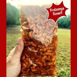 MAKARONI CIKRUH ISI 250 GRAM / MAKARONI CIKRUH PEDAS  makroni / cemilan pedas