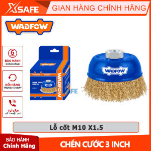 Chén cước 75mm(3) WADFOW WCE1421 dùng bào mài nhẵn mài cạnh tẩy cặn/tước sơnchính hãng