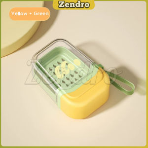 ZEO Soap Box For Travel Outdoor Portable Soap Box Dish Organizer Colorful Dopamine Style 1Pc