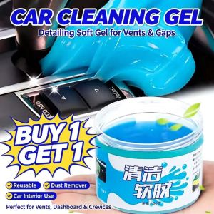 【Buy 1 get 1】160g Universal Super Cleaning Gel Dust Slime Cleaner Soft Mud for Car & Home Living