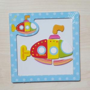 Puzzle Kayu Magnet Transportasi