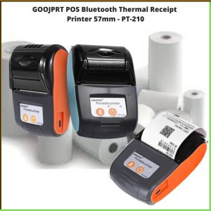 COD GOOJPRT POS Bluetooth Thermal Receipt Printer 57mm PT 210 / Printer Bluetooth Thermal Portable Nota Kasir