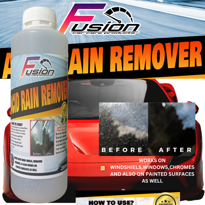 😍• Fusion Acid rain remover/Water marks remover 250ml 😍water marks for ...