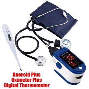 3IN1 Aneroid BP Monitor + Fingertip Oximeter + Digital