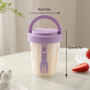 Portable Salad Cup Outdoor Bento Box Material Fruit Salad Drainage