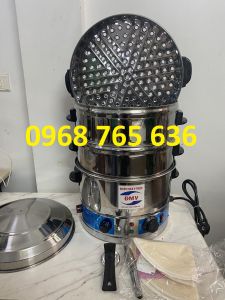 Nồi hấp xôi size 35cm dùng cho gia đình chạy điện [TẶNG MIẾNG LÓT HẤP XÔI]