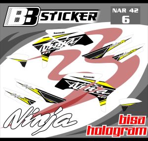STRIPING PREMIUM Kawasaki Ninja R Ninja SS BISA HOLOGRAM List Sticker Variasi Nar 42