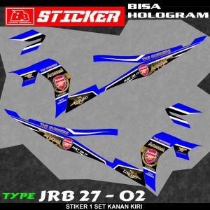 STIKER STRIPING JUPITER Z 115 ROBOT STICKER PREMIUM BISA HOLOGRAM JRB 27
