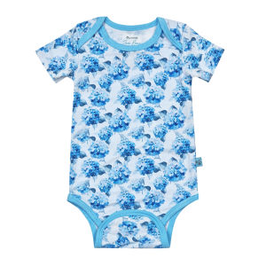ZENO BEAR Magnetic Bamboo Onesies (Printed) – Quick Change | Soft Bamboo Baby Onesie | Sizes Newborn–18M
