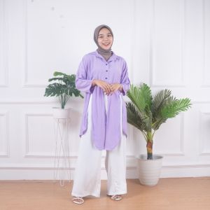 AQILA - RIRA TUNIK KATUN RAYON ATASAN MUSLIM WANITA XXL / Atasan Wanita Muslim RAYON PREMIUM
