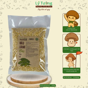 Đậu Xanh Bắc Xát Vỏ Lý Tưởng 400g Đỗ Xanh Việt Nam Đậu Đỗ Không Chất Bảo Quản