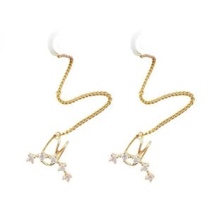 MIIQNUS 1pair Protection Chain Anti-lost Butterfly Ear Clip Ear Hanging Holder Clips Anti-Lost Ear Clip Butterfly Chains Fairy Universal Bluetooth Earphone Holders Ear Clip Bluetooth Earphone