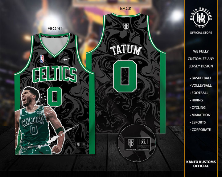 Celtics Black Jersey Stripes Nba Boston Celtics Jerseys, Celtics