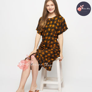 Daster Batik Cap Model Ruflle - Daster - Daster Batik Cap Solo Asli Cap Hand Made Rayon Best Quality