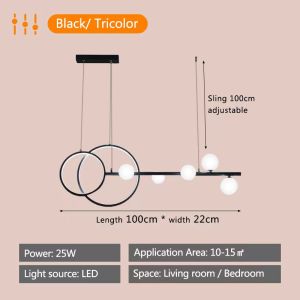 【RNG-LIGHTING】 Nodic Led Pendant Light Kitchen Lights Droplights Ceiling Light Dining Chandelier