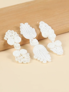 Chinese Closure Buttons for DIY Enthusiasts Cheongsam Accessories Sew On Sewing Buttons Fasteners for DIY Sewing