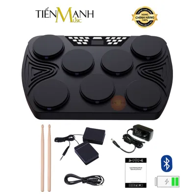 [Bluetooth Chính Hãng] Bộ Trống Điện Tử Konix ED01 ED02 Ultra-Portable 7&9 Pad Electronic Digital Drum Kit ED1 ED2
