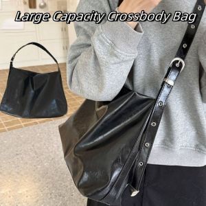 NVIEN1 รูปสี่เหลี่ยม กระเป๋าสะพายข้างความจุขนาดใหญ่ โฮโบ วายทูเค กระเป๋าหนังสะพายไหล่ หรูหรา ผ้าสีพื้น กระเป๋าถือผู้หญิง คุณผู้หญิง