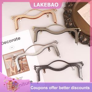 【LAKEBAO】 1PC thời trang phụ nữ Túi xử lý kim loại tự làm đồng xu ví túi xách Clasp Khung xử lý