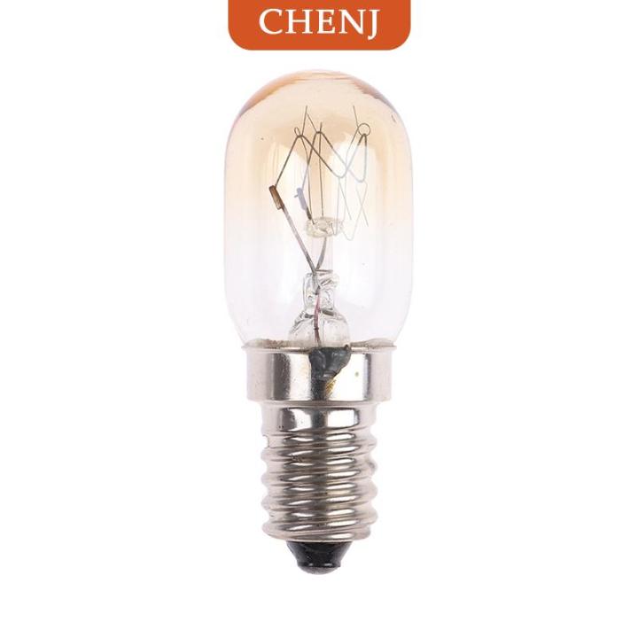 [COD] CHENJ 1PC 10 15 20 25W E14เตาอบหลอดไฟฮาโลเจนเตาตู้เย็นไมโครเวฟโคมไฟ