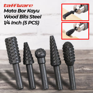 Mata Bor Kayu Wood Bits Steel 1/4 Inch 5 PCS