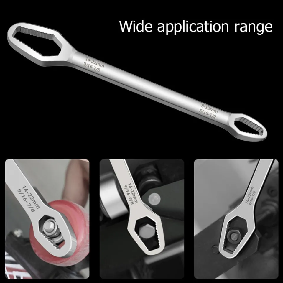 WPYYI Ratchet Wrench Universal Spanner 8-22mm Double-Head Repair Tools Key  Car for Car Bicycle Hand Screw Set Nuts Wrenches (Color : B) : :  Tools & Home Improvement