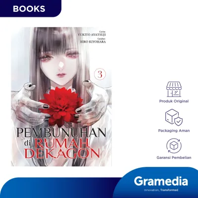 Pembunuhan di Rumah Dekagon 03 (YUKITO AYATSUJI/HIRO KIYOHARA)