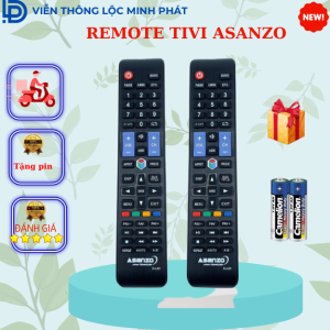 Remote điều khiển tivi Asanzo XLL23 điều khiển TV Asanzo - Tặng kèm pin