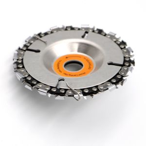 Đĩa Cưa Xích Cắt Gỗ Lưỡi Cưa Xích Cắt Gỗ Gắn Máy Mài 22 Mắt  100mm Tiện Dụng.