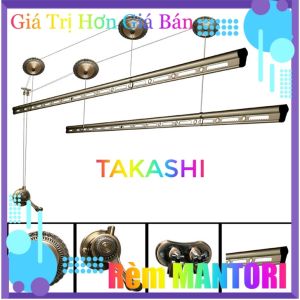 Giàn Phơi Quần Áo Thông Minh Nhập Khẩu TAKASHI 2023 Tay Quay Chịu Lực Cao Màu Sắc Sang Trọng Đẳng Cấp Lâu Bền Kiểu Nhật.