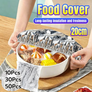 Baete Aluminum Foil Film Food Cover Thermal Insulation Films Food Insulation Cover 10/30/50Pcs