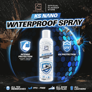 KS NANO WaterProof Spray Long-Lasting Protection Invisible Water Repellent for Shoes Sneakers Hats