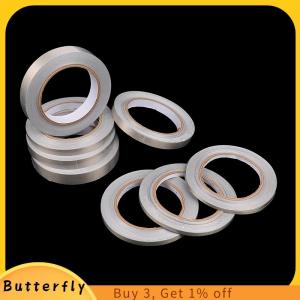 Butterfly 20 Meter Conductive Fabric Cloth Tape 5mm~20mm Width Single-Sided Laptop Cellphone LCD EMI Shielding Adhesive Tape Insulating Electromagnetic Waveguide Electrical Cloth Tape