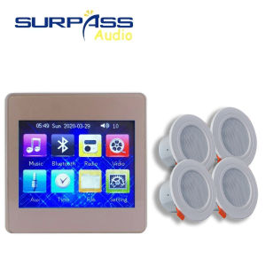 Intelligent background music system bluetooth-compatible4ch amplifier promac roof speakers wall-mounted amplifiers ceiling speakers