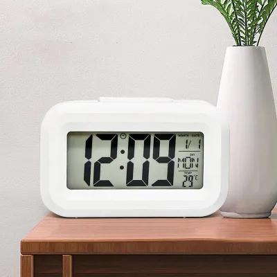 【Hot】นาฬิกาปลุก ตั้งโต๊ะ นาฬิกาปลุกเรืองแสง นาฬิกาปลุก LED นาฬิกาปลุกดิจิตอลตั้งโต๊ะ ห้องนอน แสดงอุณหภูมิTabletop Alarm Clock Luminous Alarm Clock LED Alarm Clock Digital Tabletop Alarm Clock Bedroom Temperature Display