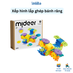 Đồ chơi lắp ghép bánh răng mideer electrogear block set
