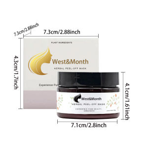 Peel Off Mask – West&Month Blackhead Remover Pore Shrinking & Oil Control Deep Cleansing Acne Removal Face Mask