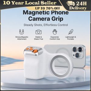 Phone Camera Shoot Hand Grip Magnetic Smart Phone Holder Shooting Aid Remote Control Handle For Iphone Android SAMSUNG Phone