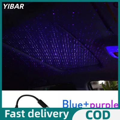 YIBAR โรแมนติก LED Starry Sky Night Light 5V USB Powered Galaxy Star โคมไฟโปรเจคเตอร์