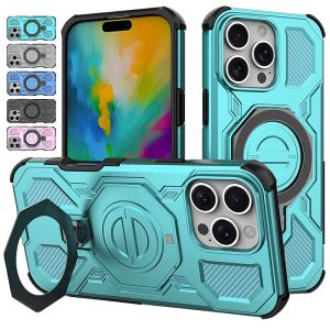 For Magsafe Magnetic Wireless Charging Phone Case For iPhone 16 15 Pro Max iPhone 16e 17e Shockproof Armor Protection Back Cover