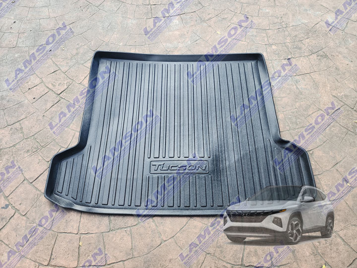 Rear Boot Cargo Liner Trunk Floor Mat Tray – For Hyundai Tucson & Ix35 2011-2015, Black (Unbranded)