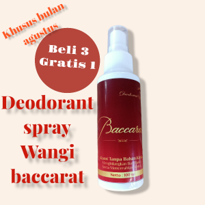 Deodorant Spray Alami Aroma Baccarat / Deo Spray Alami 100 mili