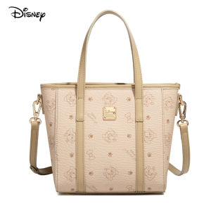 Disney Official Authentic Mickey Collection Small Fashion Tote Bag Pink Brown apricot Tote Bag