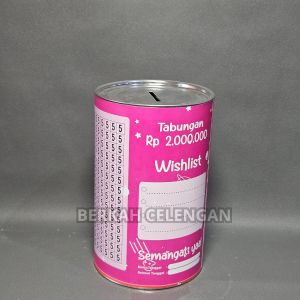 CELENGAN TARGET 5K TARGET 2 JUTA SMALL TABUNGAN TARGET CELENGAN TABUNGAN PERMANENT SOUVENIR