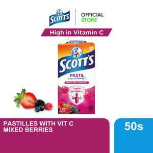 Scotts Vitamin C Pastilles Children Supplement - 4 Flavours (50s x 100g)
