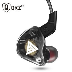 QKZ AK6 Headset SuperBass With Mic Earphone kabel In-Ear HIFI Sport with Microphone