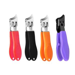 【甲沟炎必备】Large bevel anti-splash nail clippers Thick Nails Trimming Tool Home Pedicure Essential Angled Toenail Clippers Precise Cutting Heavy Duty Stainless Steel