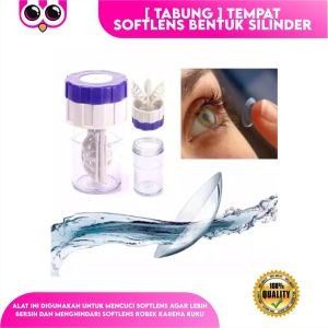 [ TABUNG ] TEMPAT SOFTLENS BENTUK SILINDER / ALAT STEAMER MANUAL