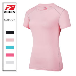 AIDEN SPORTS QUICK DRYING T-SHIRT Womens Fitness Sport Running Bike Yoga T-shirt #8916B