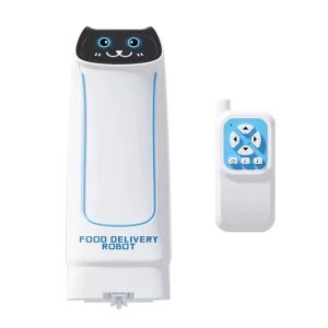 OOC 2.4GHz Food Delivery Robot Toy Automatic Intelligent Light And Sound Remote Control Car Intelligent Remote-controlled Robot Remote Control Car Toy Parent-Child Interactive